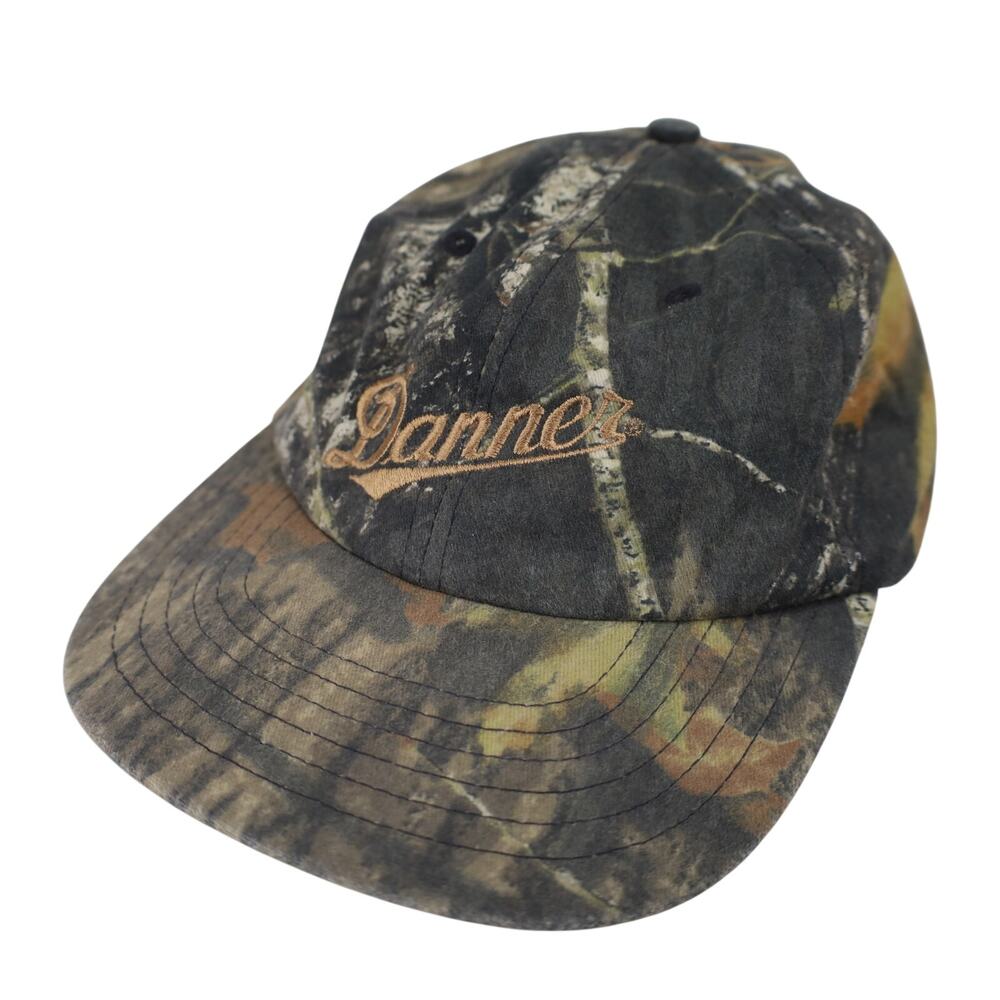 Vintage Danner Boots Camo Strap Back Camp Hat